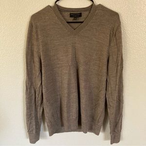 Brown Banana Republic Merino Wool V Neck Sweater
